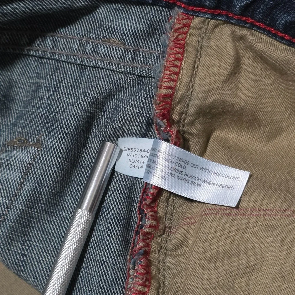 Banana Republic Traveler Mens 40x34‎ Straight Fit Denim Jeans Blue